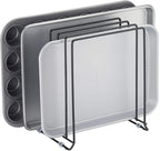 mDesign Pot Lid and Pan Rack — Metal Wire Rack by mDesign