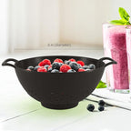 Meadow Lane 6-inch Small Colander, Dishwasher Safe, Double Handles, Compact - Image 9