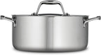 Tramontina Signature Tri-Ply Clad Stainless Steel 5-Quart Dutch Oven Pot - Image 2