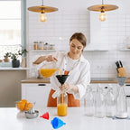Kitchen Funnel Set of 4 – Collapsible Silicone Funnels - Image 2