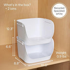 YouCopia ShelfBin Stacking Pantry Bins, Stackable Storage Basket Organizers - Image 4