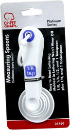 Chef Craft Select Plastic Measuring Spoon Set, 6 piece set - Image 2