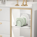 JAQ Pan Organizer Rack for Cabinet, Pot Lid Holder & Baking Sheet Organizer - Image 7