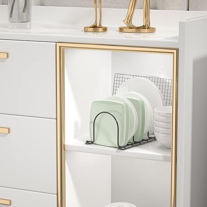 JAQ Pan Organizer Rack for Cabinet, Pot Lid Holder & Baking Sheet Organizer - Image 7