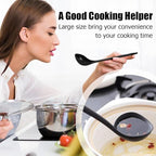 Large Plastic Serving Spoons, Disposable Heavy Duty Serving Spoons, Long Handle - Image 4