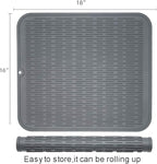 ZLR 2 Pcs Large Silicone Dish Drying Mat - Image 2