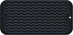 Silicone Dish Drying Mat, Non-Slip Easy Clean Sink Mat Large Heat-resistant by MODENGKONGJIAN