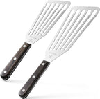 2 Pack Fish Spatula Stainless Steel, Flexible Fish Turner Spatula Perfect by EXAIEW