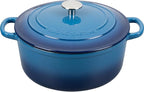 EDGING CASTING Enameled Cast Iron Dutch Oven Pot by EDGINGCOOKWARE