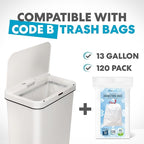 Simpli-Magic 13 Gallon Motion Sensor Touchless Trash Can – Automatic Hands-Free - Image 2