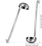 meekoo Stainless Steel Ladle Soup Handle Ladle - Image 4