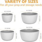BoxedHome Nesting Plastic Mixing Bowls, BPA-Free Plastic, Microwave and - Image 2