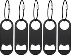 5 PACK Stainless Steel Flat Bottle Opener by DFTOA