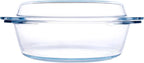 Round Tempered Glass Casserole Dish by HUSANMP
