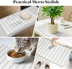 Large Stone Dish Drying Mats for Kitchen Counter, Fast Drying Collapsible Dish - Image 7