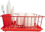 Sweet Home Collection Space-Saving 3-Piece Dish Drainer Rack Set: Efficient - Image 3