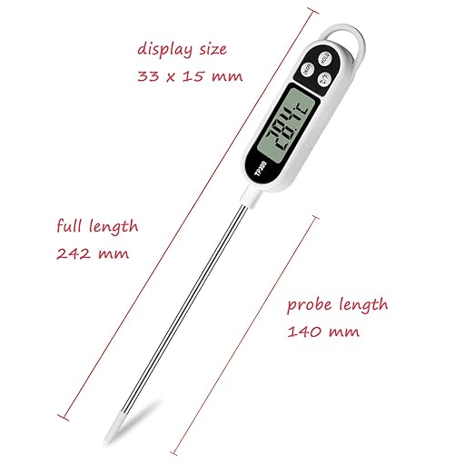 Digital Meat Food Thermometer for Cooking Kitchen BBQ, Probe Instant Read - Image 2