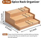 JinDoWin 2 Pack Cabinet Spice Rack Organizer - Image 5