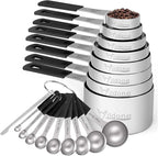 Measuring Cups & Spoons Set of 18 by Wildone