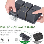 Large Ice Cube Tray for Whiskey: FDDBI Silicone Ice Cube Trays - Image 2