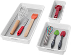 madesmart 3 Bin Drawer Organizer Set, Office & Bathroom, Organizer - Image 2