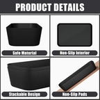 Plastic Drawer Organizers, Bathroom and Vanity Organizer Plastic Tray, Makeup - Image 3