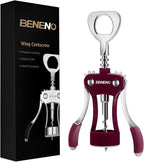 Beneno Wine Opener, Zinc Alloy Premium Wing Corkscrew by Beneno
