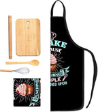 Baking Apron for Women I Baking Because People Is Frowned Aprons Gifts for Men - Image 3