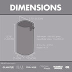 LINE+ARC Modern Easy-to-Press Soap Dispenser. No-Rust Cute Bathroom Gray Marble - Image 4
