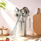 Stainless Steel Kitchen Utensils Set - Image 3