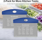 Ourokhome 2 Pack Bench Scraper Dough Cutter, Stainless Steel Dough Scraper - Image 6