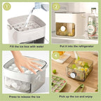 Ice Cube Tray with Lid & Bin Ice Maker - Image 5