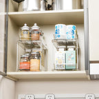 Yieach 2 Pack 10.6″ High Pull Out Medicine Cabinet Organizer - Image 8