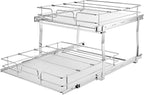 VEVOR 2 Tier 17"Wx21.2"Dx15.2"H Pull Out Cabinet Organizer, Heavy Duty Slide - Image 9