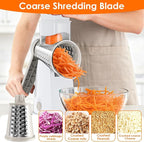 MealHelper 5 Blade Rotary Cheese Grater and Vegetable Chopper - Image 4
