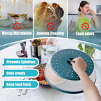 Large Microwave Splatter Cover & Silicone Mat, 12 Inchs Vented Collapsible - Image 4