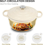 Miereirl 6 Quart Enameled Dutch Oven Pot - Image 2