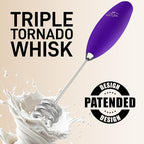 Zulay Kitchen Patented Tornado Triple Whisk Milk Frother - Image 6