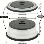 Collapsible Microwave Splatter Cover - Image 2