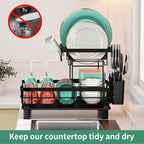 MOUKABAL Dish Drying Rack, Dish Rack, Stainless Steel Dish Racks - Image 8