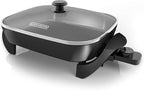 BLACK+DECKER Electric Skillet, Variable Temperature Control, Nonstick Cooking by GeorgeForeman