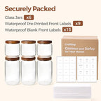 ComSaf 6PCS Glass Pantry Storage Container - Image 8