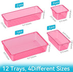 ElegantArray 12 PCS Drawer Organizer Set, 4 Sizes Tool Storage Trays - Image 4