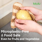 Modu 10 Pcs EcoCorn Dish Sponges Scrubbers – 100% Corn Fiber, Biodegradable - Image 6