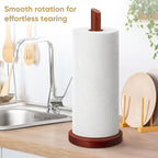 Kaishun Wooden Paper Towel Holder Countertop - Image 4
