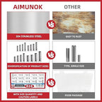 424-Piece Stainless Steel Roll Pin Kit – Spring Dowels, Slotted & Split Pins – - Image 4
