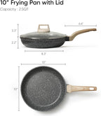 CAROTE Non Stick Frying Pan Skillet, Nonstick Granite Fry Pan - Image 2