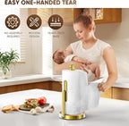 theaoo Heavy-Duty Stainless Steel Paper Towel Holder - Image 4