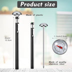 Xuhal 12 Pcs Stainless Steel Kitchen Thermometer - Image 2