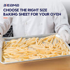 BIEAMA 12 Pack Half Size 18" x 13" Aluminum Baking Sheet Pan Perforated - Image 7